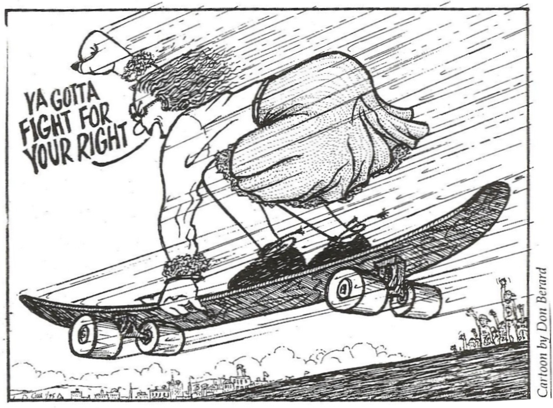 Skateboard Cartoon From C'ville